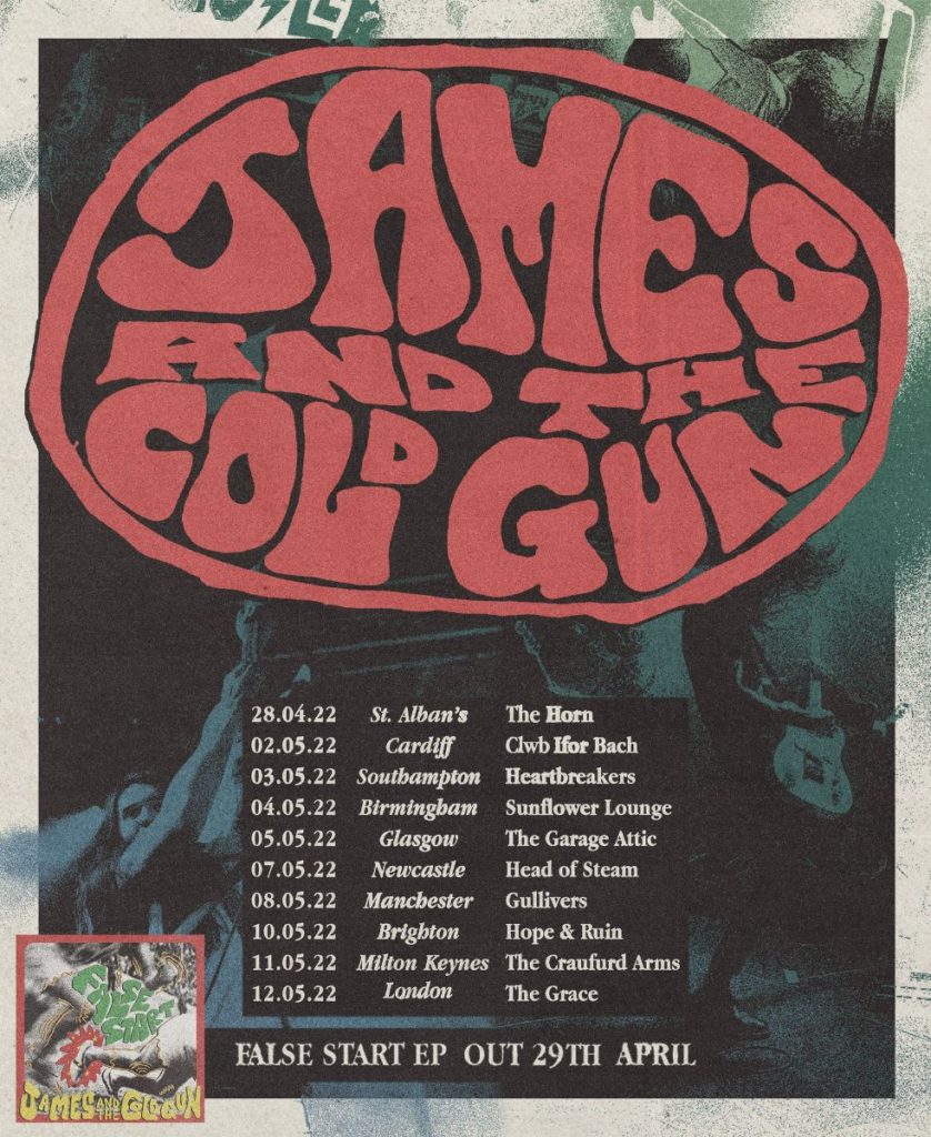 James & The Cold Gun Spring Tour 22