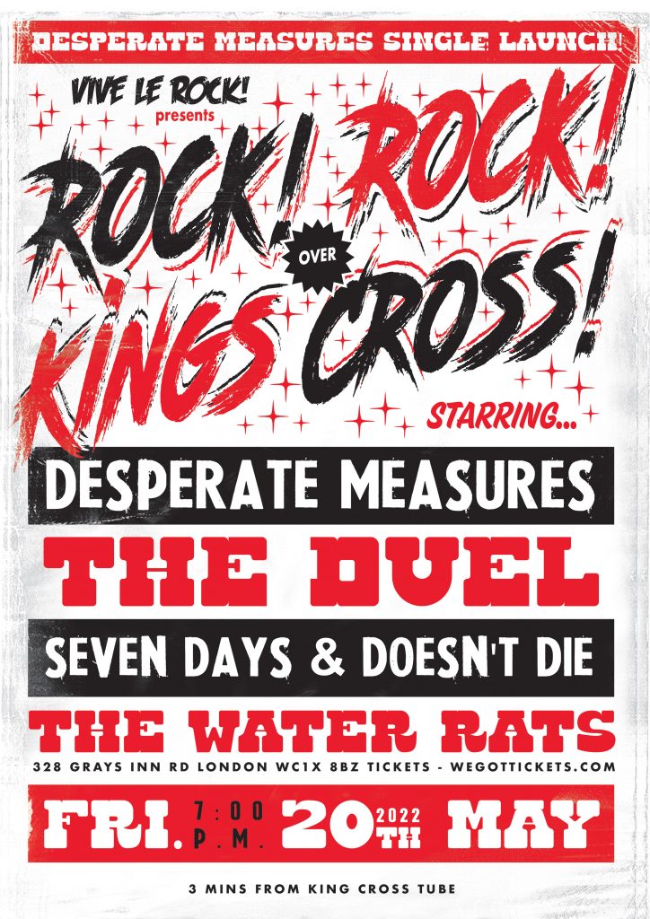 Desperate Measures Water Rats Gig