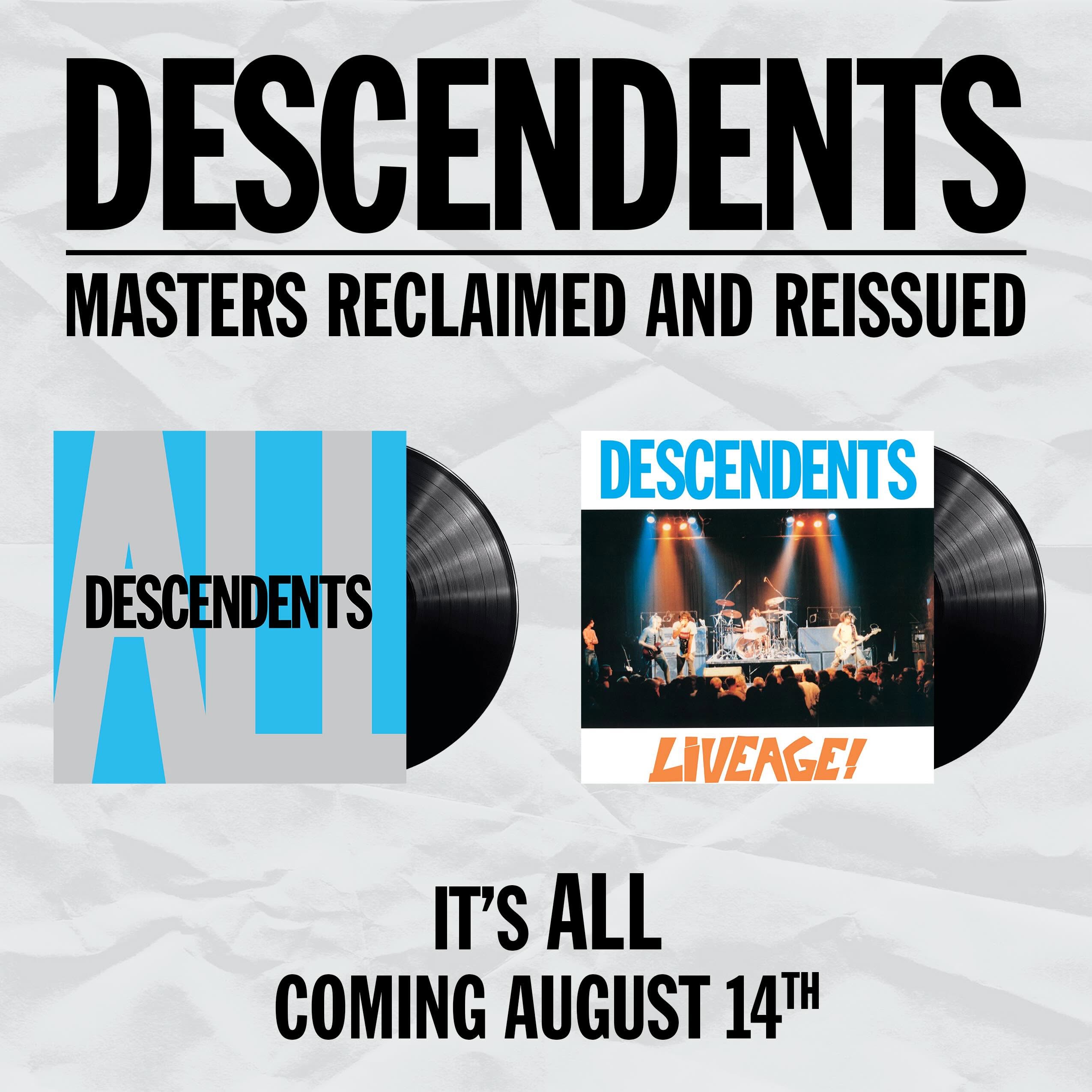 Descendents To Reissue 